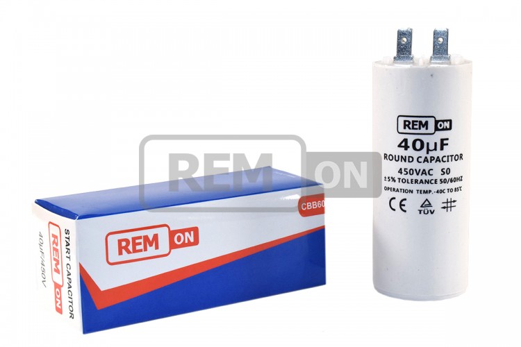 Конденсатор CBB60 40мкф 450V